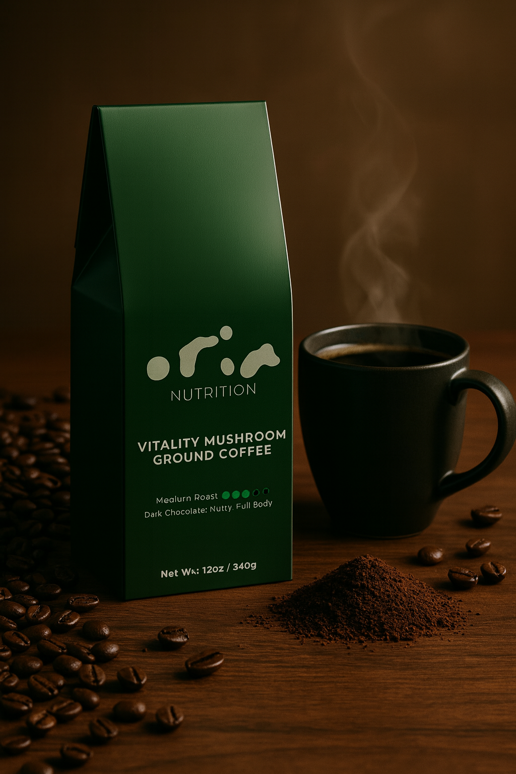 Vitality Mushroom Coffee (Medium Roast)